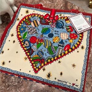 Colorful Brighton Tote with ornament design